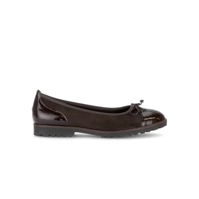 Gabor Μπαλαρίνες Γυναικείο δέρμα Nubuck Καφέ GAB/74100 001-MOCCA - 40