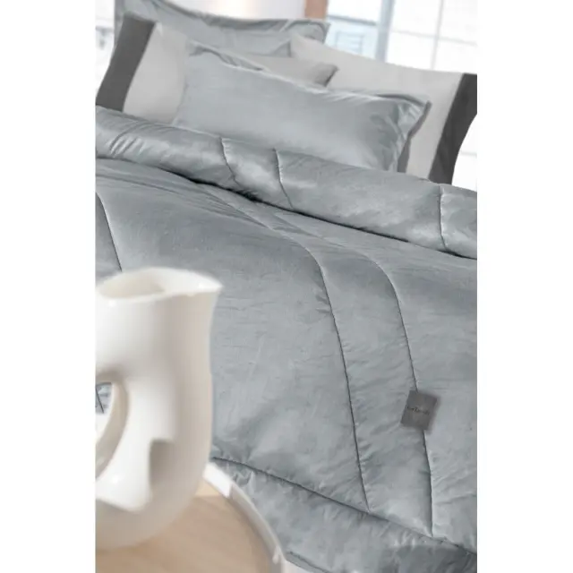 Πάπλωμα King Size Guy Laroche Refine Silver 240x250