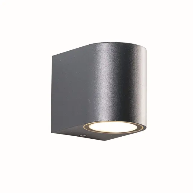 ΣΠΟΤ ΕΠΙΤΟΙΧΙΟ GU10 ΠΛΑΣΤΙΚΟ 230V AC ΣΚΟΥΡΟ ΓΚΡΙ IP65 1ΧGU10 MAX 3W LED 58x92x81mm / SL8210GU10G