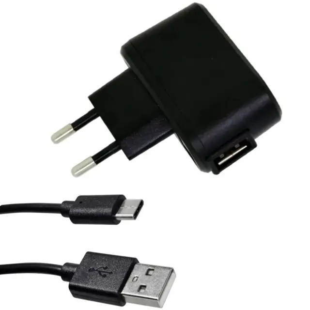Φορτιστής Ταξιδίου Energizer με USB-A 2.5W Μαύρος με Καλωδιο USB-C