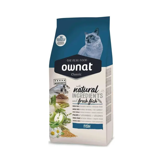 Ownat Classic Fish Ξηρά Τροφή για Γάτες με Ψάρι 4kg