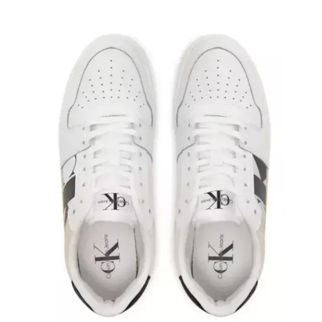 Calvin Klein - Ανδρικά Sneakers Classic Cupsole Low Laceup Nbs YM0YM01002-01W Λευκό - 44 3