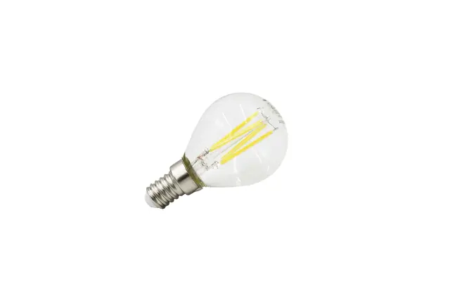LED ΛΑΜΠΑ COG ΣΦΑΙΡΙΚΟ ΔΙΑΦΑΝΟ Ε14 6W 230V ΛΕΥΚΟ
