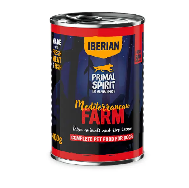 "Iberian" Mediterranean Farm Wet Food For Dogs 400Gr