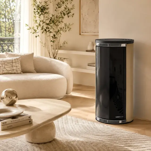 Moretti Design HARMONY AQUA Champagne 14 kW – Υδραυλική Σόμπα Pellet 3