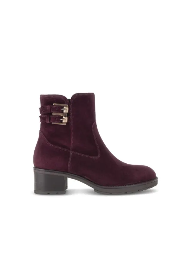 Gabor Μποτάκια Γυναικείο δέρμα Nubuck Μπορντώ GAB/801102 003-MUBERRY - 36 3