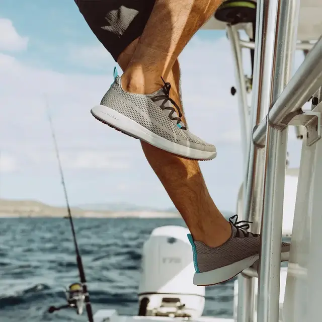 Παπούτσι Grundens CrossCurrent Boat Shoe BONE 2