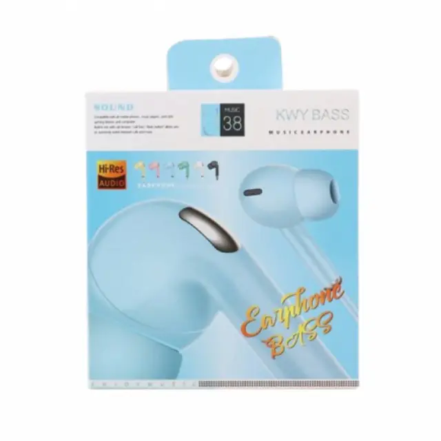 Handsfree U Music 38 Jack 3.5mm In Ear Blue 2