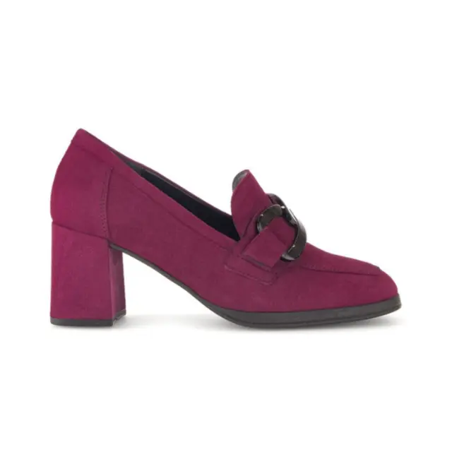 Gabor Μοκασίνια-Loafers Γυναικείο δέρμα Nubuck Μωβ GAB/55291 15-AUBERGINE