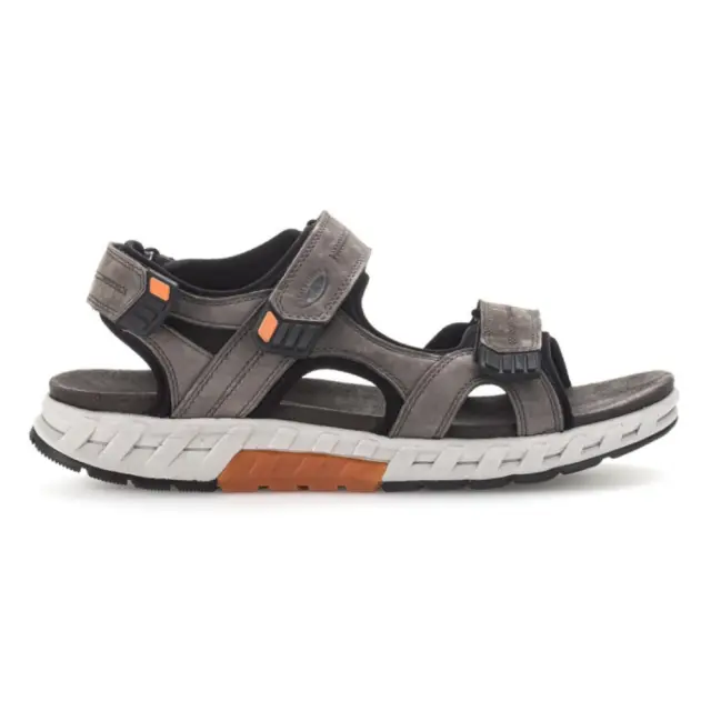 Pius Gabor Πέδιλα Ανδρικό δέρμα Nubuck Γκρί PGA/800410 05-ROCK