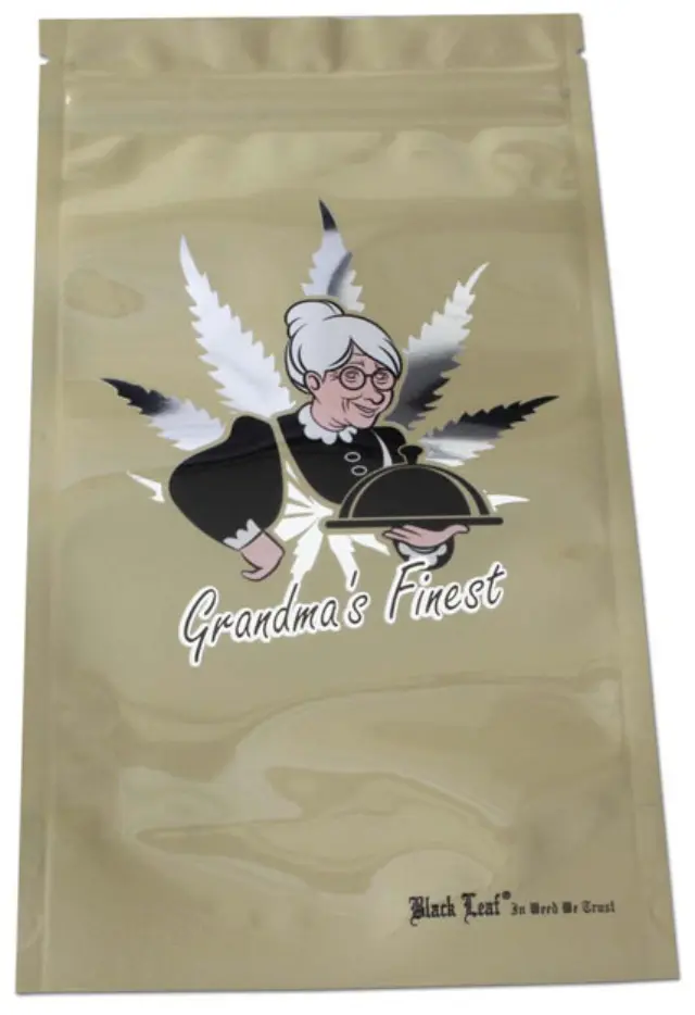 Σακουλάκι Ασφαλείας Mylar Zip Bag - Grandma's Finest (192x102mm)