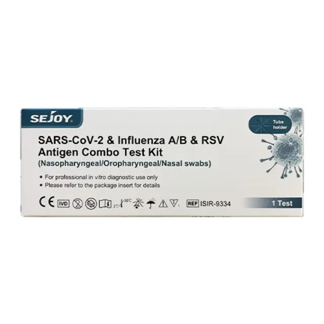 SEJOY Sars-CoV-2 & Influenza A/B & RSV Antigen Combo Test, 1 τεμάχιο