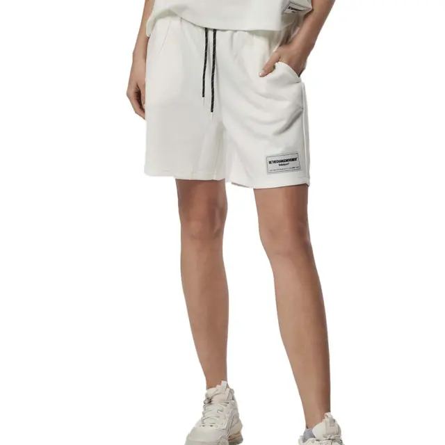 Body Action Women's Tech Fleece Lifestyle Shorts Άσπρο 031427-05A (Body Action) - Small 2