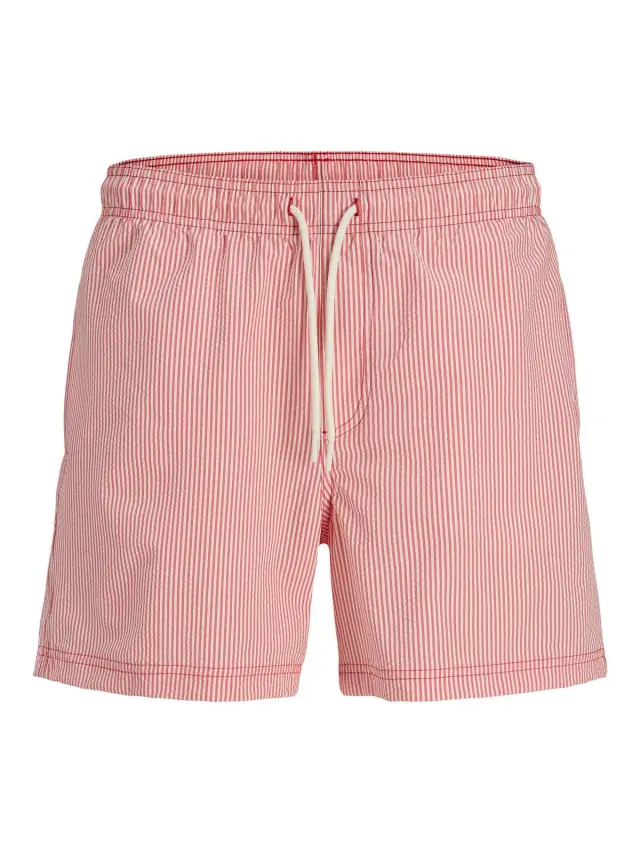 JPSTMAUI OCEAN SEERSUCKER SWIM SHORTS LN True Red - XL
