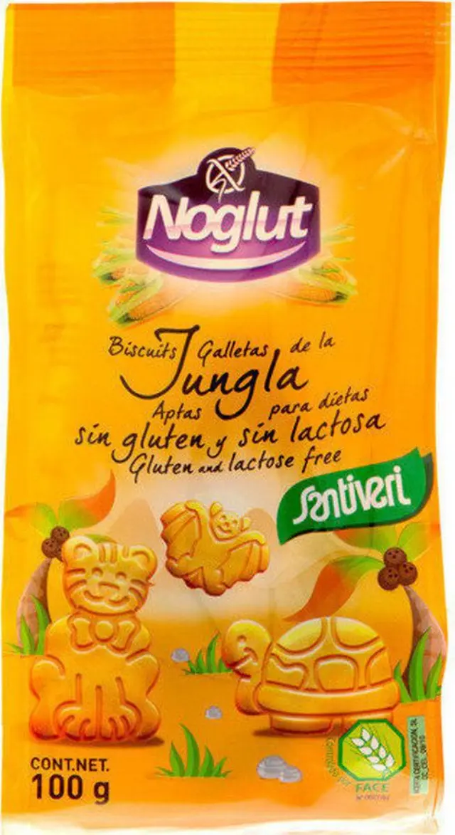 Santiveri Μπισκότα με Σχήματα Ζώων Xωρίς Γλουτένη, 100gr