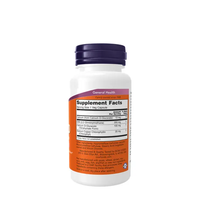 Now Foods DIM 200 Diindolylmethane Veg Capsules 2
