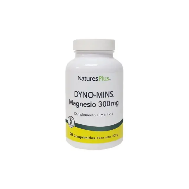 Natures Plus Dyno-Mins Magnesium 300mg, Συμπλήρωμα Μαγνησίου για Οστά και Μύες 90 tabs