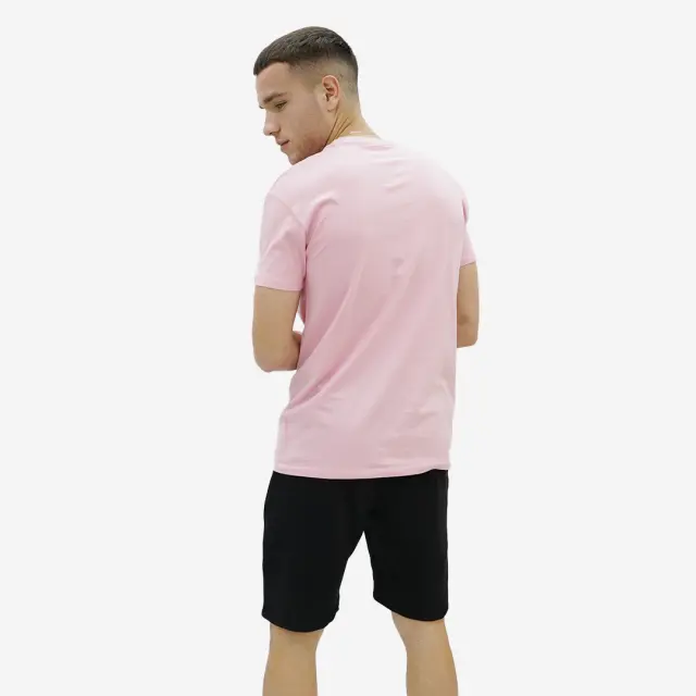 Noshame® Σετ T-shirt & Βερμούδα Ρόζ-Μαύρο με τύπωμα - 752541 - XXL 3