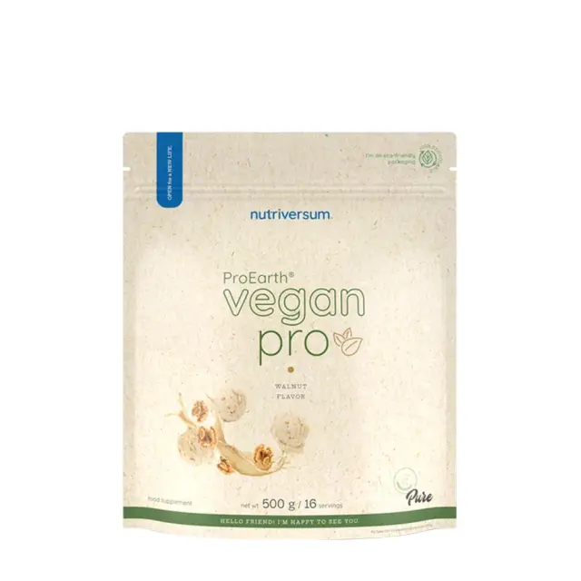 Nutriversum Vegan Pro ProEarth® Protein Powder walnut, 500-g