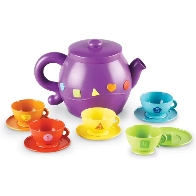 Learning Resources Εκπαιδευτικό Παιχνίδι Σετ Τσαγιού Serving Shapes από 2+ ετών LER 7740 2