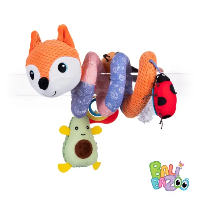 Κρεμαστό Παιχνίδι Σπιράλ Bali Bazoo 80566 Fox Crib Orange 0m+ 6925783805663 2