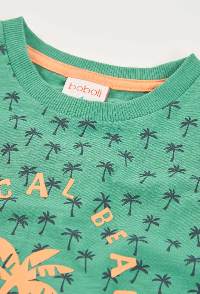 Boboli Knit t-shirt flame για αγόρι 513133-9863 3