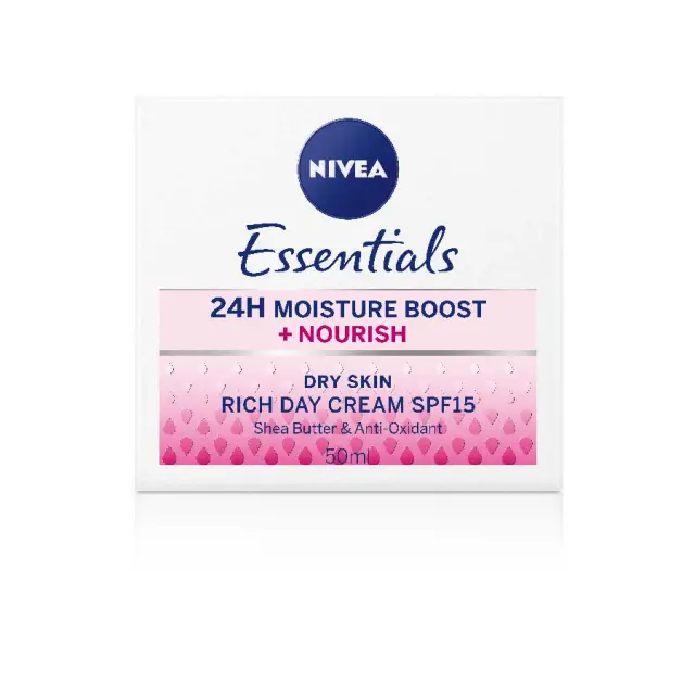 Nivea Ενυδατική Κρέμα Ημέρας SPF15 Για Ξηρές Επιδερμίδες 50ml 2