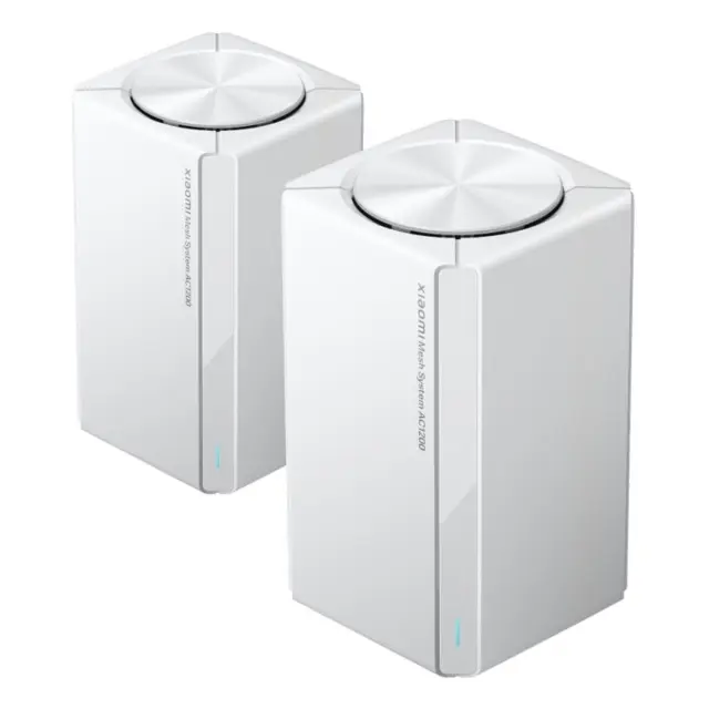 Xiaomi Mesh System AC1200 (2-pack) Wi‑Fi 5 Dual Band (2.4 + 5GHz) DVB4451GL