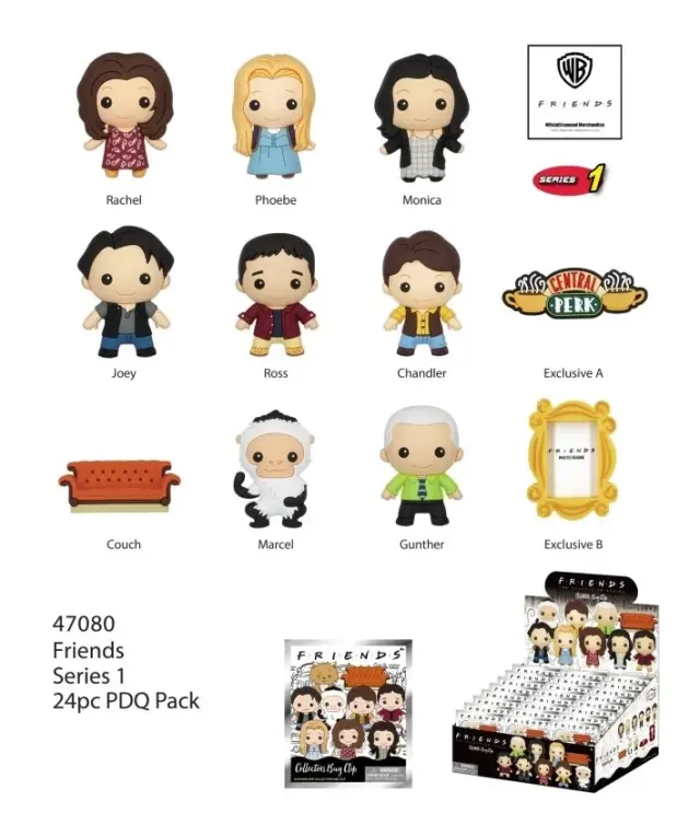 Monogram International Σετ Μπρελόκ Friends (Τυχαία επιλογή) 2
