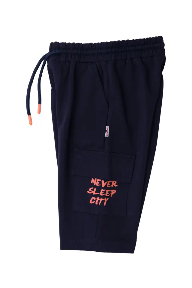 Shorts Kid Never Sleep City Μπλε Σκούρο 3