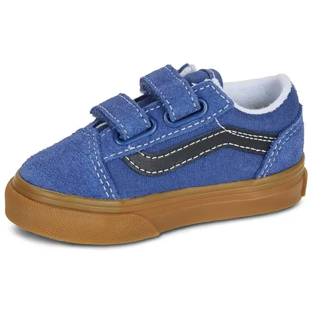 Βρεφικό Παπούτσι για Αγόρι Vans Old Skool V GUM True Navy (Μεγέθη 20-26) ΜΠΛΕ 3