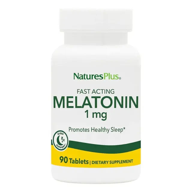Nature's Plus Melatonin 1mg Συμπλήρωμα για τον Ύπνο 90 ταμπλέτες