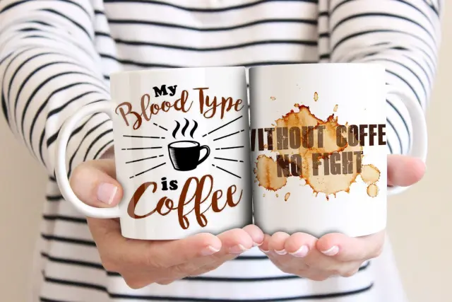 Κούπα COFFEE 1Κούπα κεραμική 330ml λευκη με συσκευασία δώρου " (COFFEE 10)