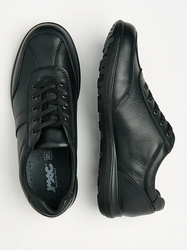 Imac Sneakers Unisex δέρμα Μαύρο IMA/451360 BLACK 3