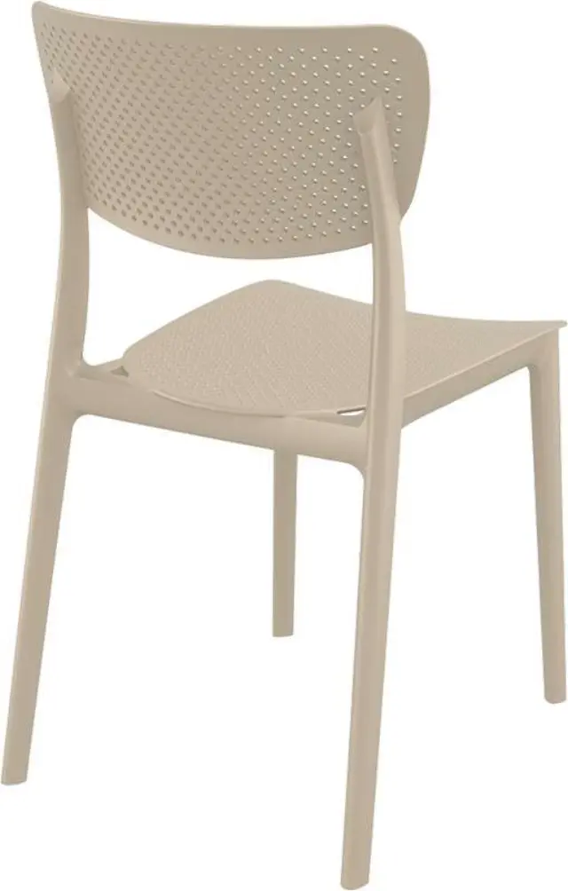Καρέκλα Στοιβαζόμενη LUCY Dove Grey PP 45x53x82cm 2