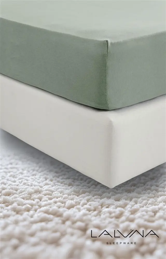 Σεντόνι με λάστιχο Jersey 100x200+40 Cool Khaki La Luna 5510111