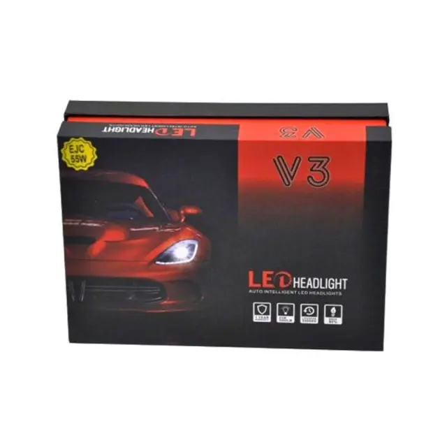 LED H4 5400LM 55W V3 Φώτα Αυτοκινήτου - Headlight 1014436