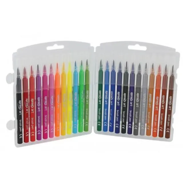Spree Μαρκαδόροι Ζωγραφικής Fibre pens 24 χρώματα (58124) 2