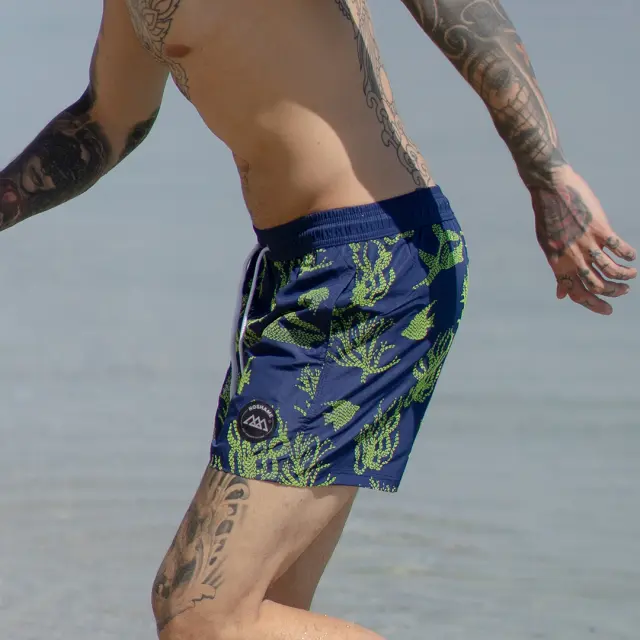 Μαγιό Noshame® Navy με λεπτομέρειες - 682210 - XXL