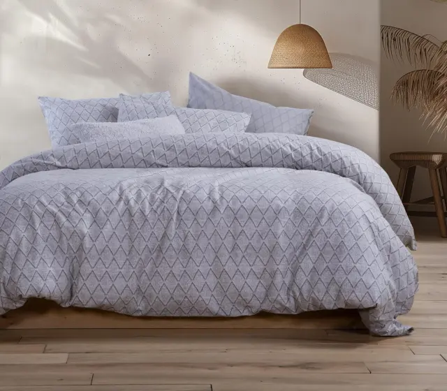 ΣΕΤ ΣΕΝΤΟΝΙΑ ΦΑΝΕΛΕΝΙΑ ΥΠΕΡΔΙΠΛΑ TORREDO 240X260 NEF-NEF HOMEWARE GREY