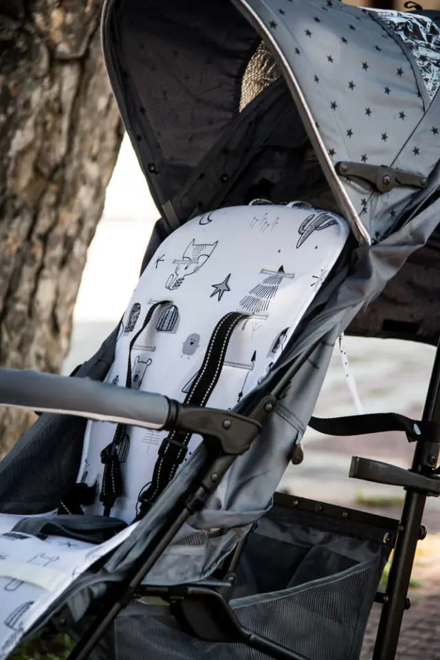 X-TREME BABY ΣΤΡΩΜΑ ΚΑΡΟΤΣΙΟΥ MONΗΣ ΟΨΗΣ 35 x 83 CM INDIAN GREY 2