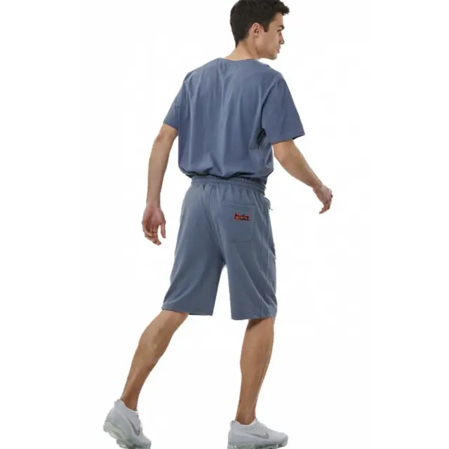 Body Action Men's Essentials French Terry Shorts Πετρόλ 033516-04E (Body Action) 3