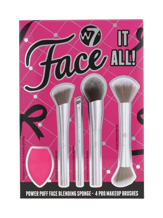 Face It All! Pro Makeup Brush Set W7