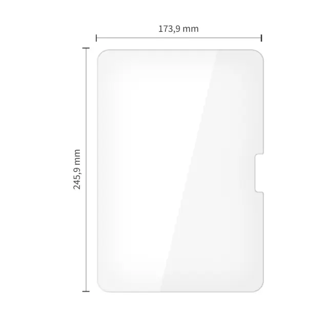 SZKŁO HARTOWANE TECH-PROTECT GLASS FIT+ 2-PACK IPAD PRO 11” 5 / 6 / 2024-2025 CLEAR 2