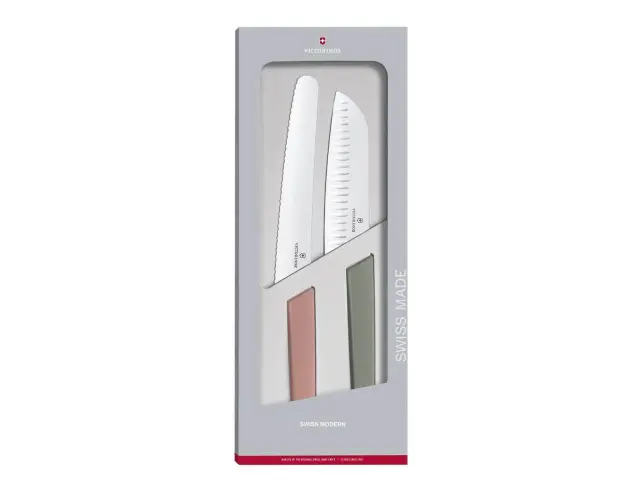 Σετ Μαχαίρια Victorinox Swiss Modern με μήκος λεπίδας 22cm - 2 τεμάχια - Multicolour6.9096.22G 2