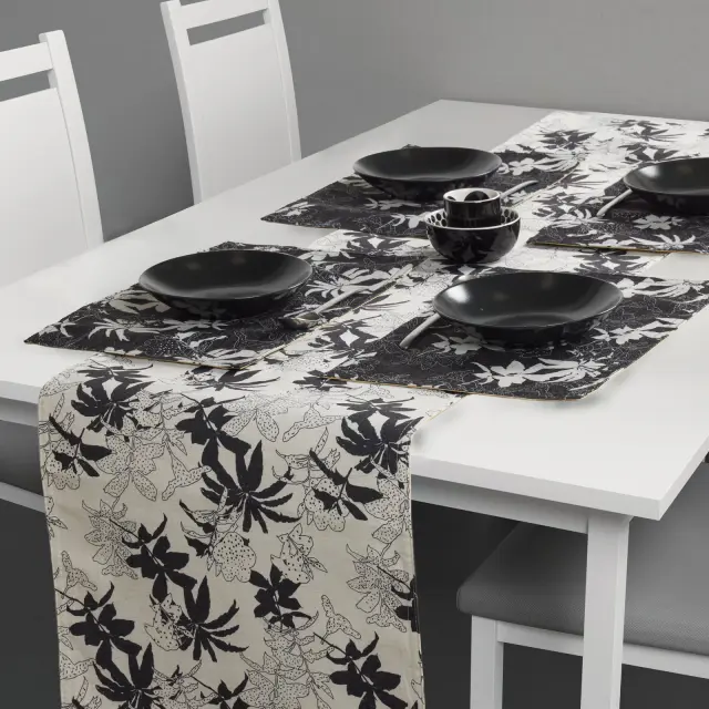 Das Home Σετ κουζίνας 5 τεμάχια 0868 Black-White 2
