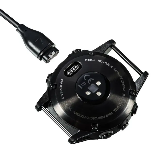 Tactical® Καλώδιο Φόρτισης για Garmin Fenix 5/ 5S/ Forerunner 935 to Type-C- Μαύρο 3