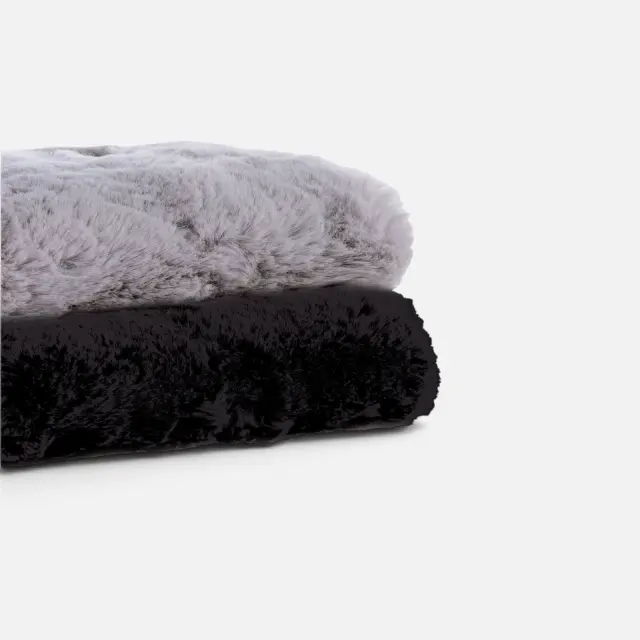 NEF-NEF ΧΑΛΙ ESTELLE 75Χ140, 100% ΠΟΛΥΕΣΤΕΡΑΣ - BLACK (034622) 2
