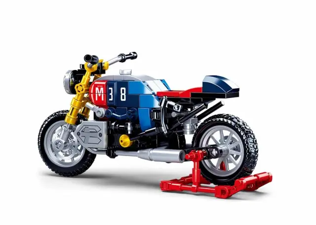 Sluban Τουβλάκια Cafe Racer Μοτοσικλέτα για 6 - 12 ετών 197τμχ M38-B0958 2
