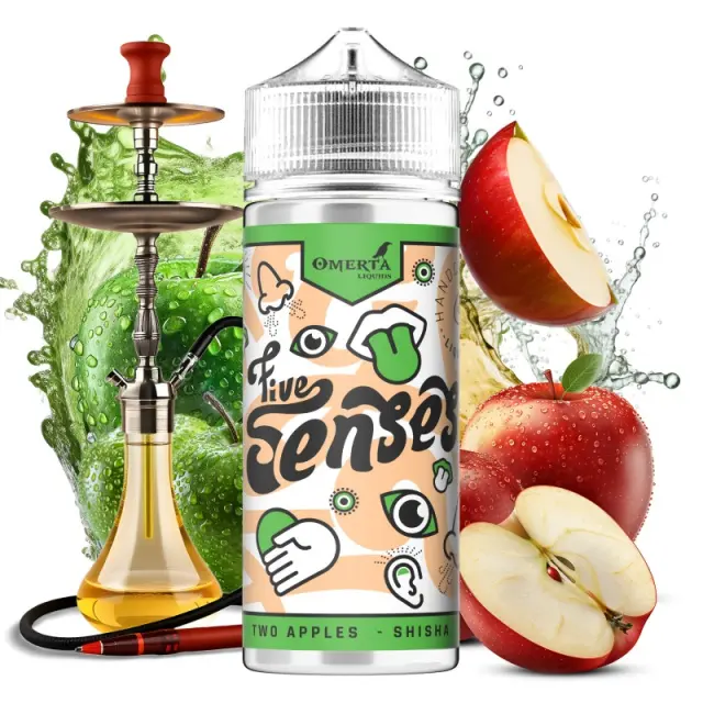 Two Apples Shisha 30ml (120ml) - 5 Senses by Omerta